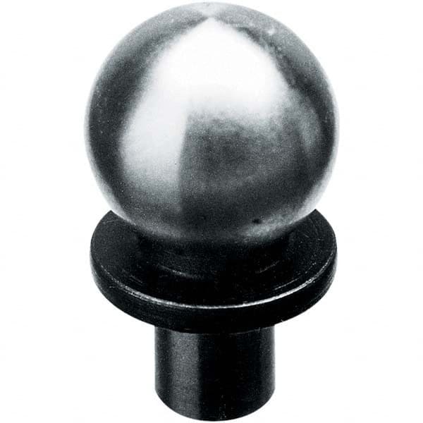 TE-CO - 6mm Ball Diam, 3mm Shank Diam, Alloy Steel Inspection Tooling Ball - Makers Industrial Supply