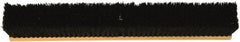 O-Cedar - 24" Combo Duty Horsehair Blend Push Broom - 3" Bristle Length, Wood Block, Threaded Handle Connection, Handle Sold Separately - Makers Industrial Supply