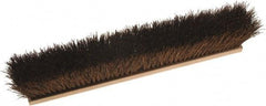 O-Cedar - 24" Rough Surface Palmyra Push Broom - 4" Bristle Length, Wood Block, Threaded Handle Connection, Handle Sold Separately - Makers Industrial Supply