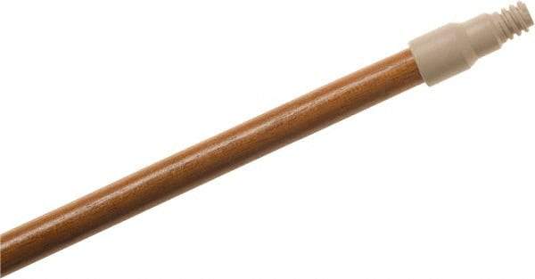 O-Cedar - 60 x 1" Wood Squeegee Handle - Threaded Connection, Tan - Makers Industrial Supply