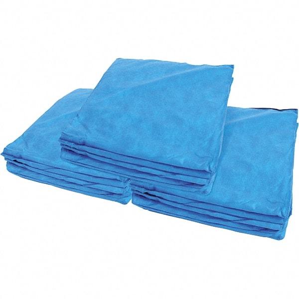 UltraTech - 22" Long x 17" High x 19" Wide Sand Bag - Blue Nonwoven Fabric & Polymer, For Spill Containment - Makers Industrial Supply