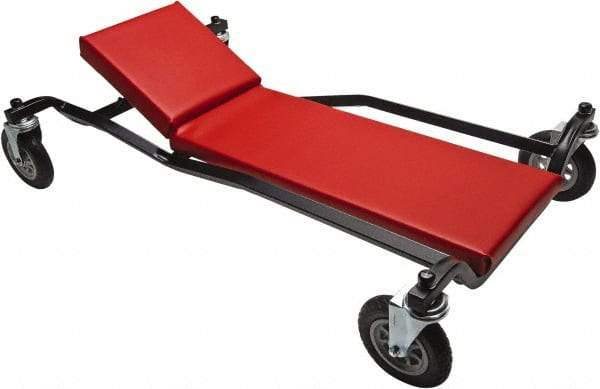 Whiteside - 600 Lb Capacity, 4 Wheel Heavy-Duty Creeper - Steel, 40" Long x 7-7/8" High x 24" Wide - Makers Industrial Supply