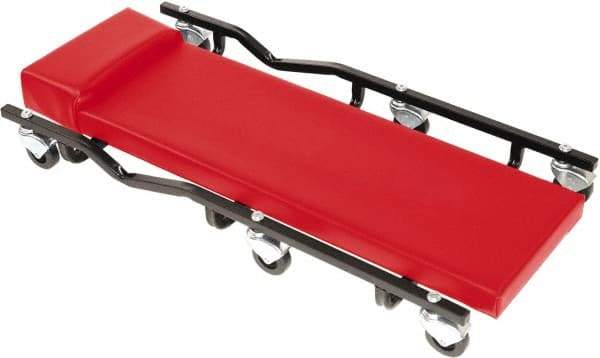 Whiteside - 570 Lb Capacity, 6 Wheel Heavy-Duty Creeper - Steel, 34" Long x 4" High x 17" Wide - Makers Industrial Supply