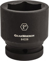 GearWrench - 1" Drive 2-13/16" Standard Impact Socket - 6 Points, 3-39/50" OAL - Makers Industrial Supply