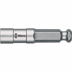 Wera - 5/16" Bit Holder - 7/16" Hex Drive, 2-1/2" OAL - Makers Industrial Supply