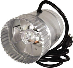 Suncourt - 4" Diam, 0.3 Amp, 120 Volt Duct Fan - 65 CFM, Single Speed - Makers Industrial Supply