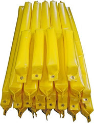 Collapsible/Portable Spill Containment Accessories; Spill Containment Compatibility: ENPAC Berms; Length (Feet): 70 in; Length (Inch): 70 in; 70; Width (Inch): 4-1/2; Color: Yellow; Overall Length: 70 in