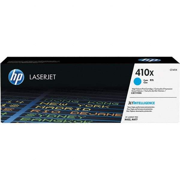 Hewlett-Packard - Cyan Toner Cartridge - Use with HP Color LaserJet Pro M452dn, M452dw, M452nw, MFP M377dw, M477fdn, M477fdw, M477fnw - Makers Industrial Supply