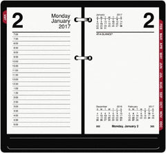 AT-A-GLANCE - 730 Sheet, 6-5/8 X 9-1/2", Plain Desk Calendar Refill - White - Makers Industrial Supply