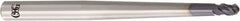 OSG - 8mm Diam, 12mm LOC, 3 Flute Solid Carbide Ball End Mill - WXS Finish, Single End, 120mm OAL, 12mm Shank Diam, Spiral Flute - Makers Industrial Supply