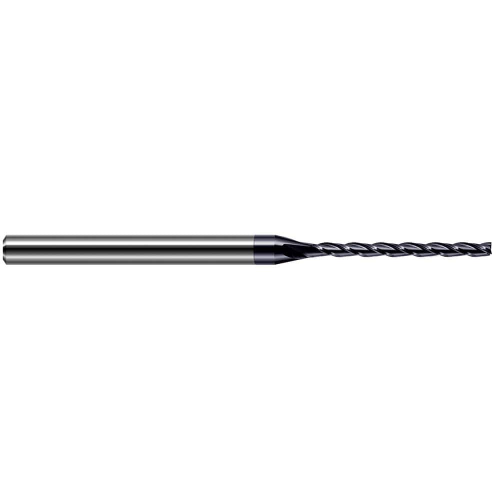 Harvey Tool - 0.1", 1.2" LOC, 1/8" Shank Diam, 2-1/2" OAL, 3 Flute Solid Carbide Square End Mill - Exact Industrial Supply