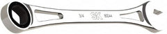 SK - 3/4" 6 Point Combination Wrench - 12" OAL, Steel, Full Polish Finish - Makers Industrial Supply