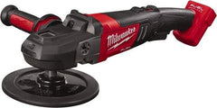 Milwaukee Tool - 7" Pad Diam, 2,200 RPM, Handheld Cordless Polisher - 18 Volts - Makers Industrial Supply