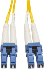 Tripp-Lite - 6' Long, LC/LC Head, Singlemode Fiber Optic Cable - Aqua, Use with LAN - Makers Industrial Supply