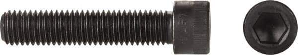 Made in USA - 5/8-11 UNC Hex Socket Drive, Socket Cap Screw - Alloy Steel, Black Oxide Finish, Fully Threaded, 2-1/2" Length Under Head - Makers Industrial Supply