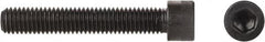 Made in USA - 3/8-24 Thread Hex Socket Drive, Socket Cap Screw - Grade ASTM A574 Alloy Steel, Black Oxide Finish, Fully Threaded, 3" Length Under Head - Makers Industrial Supply