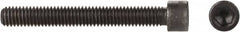 Made in USA - 3/8-16 UNC Hex Socket Drive, Socket Cap Screw - Alloy Steel, Black Oxide Finish, Fully Threaded, 2-1/2" Length Under Head - Makers Industrial Supply