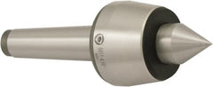 Bison - MT5 Morse Taper Shank, 85mm Head Diam, Live Center - 2,500 Max RPM, 40mm Point Diam, 1.73" Point Len, 4,190 Lb Max Workpc, Standard Point - Makers Industrial Supply