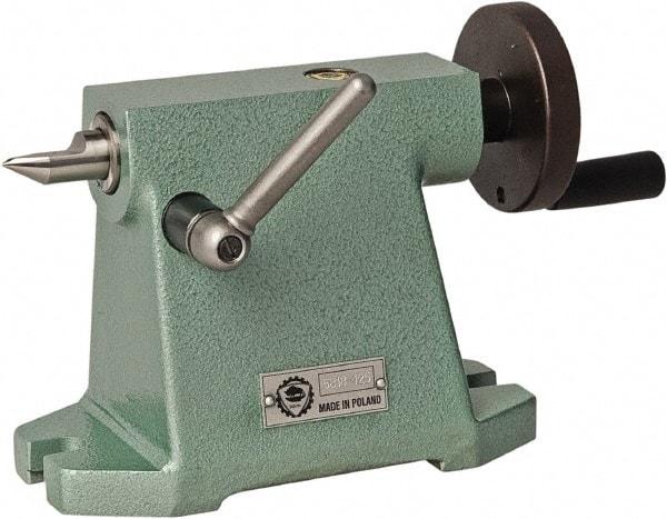 Bison - Lathe Tailstock - For Use with Rotary Tables with 100mm Center Height - Makers Industrial Supply