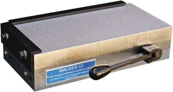 Walker - Fine Pole Rectangular Permanent Chuck - 18" Long x 12" Wide x 2.79" High - Makers Industrial Supply