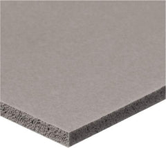 Value Collection - 1/2" Thick x 1/2" Wide x 6' Long Gray Closed Cell Silicone Foam Rubber Roll - Stock Length, Adhesive Back, -60°F to 400°F - Makers Industrial Supply