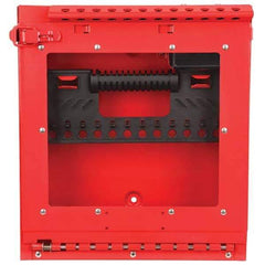 Master Lock - Group Lockout Boxes Portable or Wall Mount: Wall Mount Maximum Number of Padlocks: 12 - Makers Industrial Supply