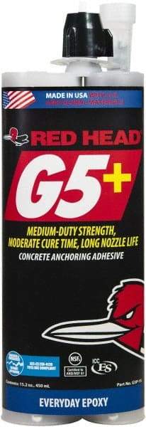 Red Head - Anchoring Adhesives Adhesive Material: Epoxy Volume (fl. oz.): 15.00 - Makers Industrial Supply