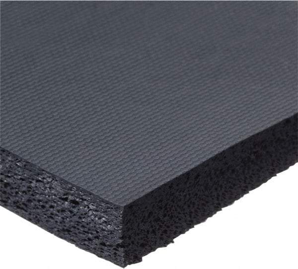 Value Collection - 1/8" Thick x 2" Wide x 10' Long Blue Closed Cell Silicone Foam Rubber Roll - Stock Length, Plain Back, -100°F to 500°F - Makers Industrial Supply