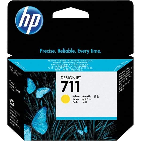 Hewlett-Packard - Yellow Ink Cartridge - Use with HP Designjet T520 ePrinter - Makers Industrial Supply