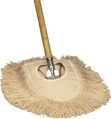 O-Cedar - 54" Long x 8-1/2" Wide Metal & Wood Dust Mop Frame & Handle - Beige, Gray & Tan, Slip-On - Makers Industrial Supply