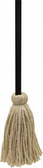 O-Cedar - White Deck Mop - 20" Long x 3-1/2" Wide Head, 48" Long Handle, Cotton Head - Makers Industrial Supply