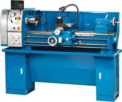 Enco - 13" Swing, 40" Between Centers, 220 Volt, Single Phase Bench Lathe - 5MT Taper, 1-1/2 hp, 65 to 1,810 RPM, 1-1/2" Bore Diam, 750mm Deep x 580mm High x 1,676mm Long - Makers Industrial Supply