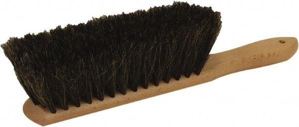 O-Cedar - 13" OAL, Horsehair Counter Brush - 2-1/2" Bristle Length, 8" Long x 2-1/2" Wide Head, Wood Handle, Gray - Makers Industrial Supply