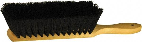 O-Cedar - 13" OAL, Tampico Counter Brush - 2-1/2" Bristle Length, 8" Long x 2-1/2" Wide Head, Wood Handle, Black - Makers Industrial Supply