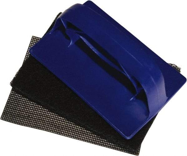 O-Cedar - 5-1/2" Long x 3-1/2" Wide x 2" Thick Scouring Pad - Heavy-Duty, Blue - Makers Industrial Supply