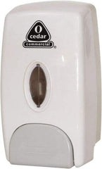 O-Cedar - 34 oz Liquid Hand Sanitizer Dispenser - Plastic, Wall Mounted, White - Makers Industrial Supply