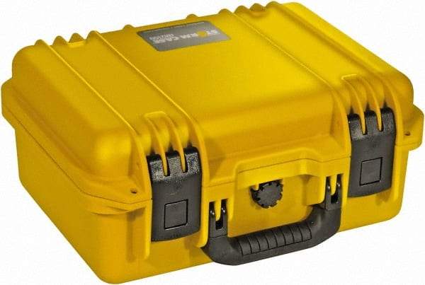 Pelican Products, Inc. - 11-13/32" Wide x 6-1/2" High, Clamshell Hard Case - Yellow, HPX High Performance Resin - Makers Industrial Supply