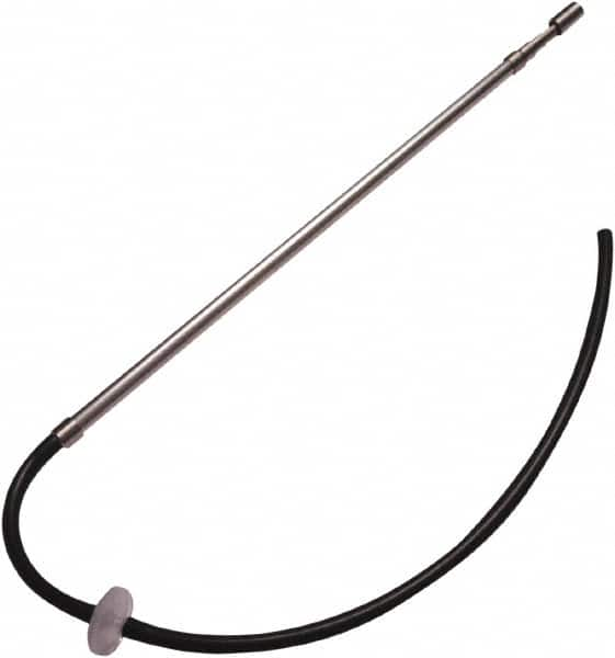 GfG - 4-1/2' Long Gas Detector Telescopic Probe - Stainless Steel - Makers Industrial Supply