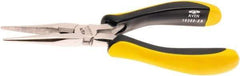 Aven - 6-1/2" OAL, 25/32" Jaw Length x 1-1/2" Jaw Width, Long Nose Side Cutting Multipurpose Pliers - Serrated Jaw, Pliers Head, Ergonomic Comfort Handles - Makers Industrial Supply