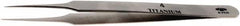 Aven - 4-1/4" OAL 4 Precision Tweezers - Tapered Shanks with Beveled Edges, Honed, Sharp Points - Makers Industrial Supply