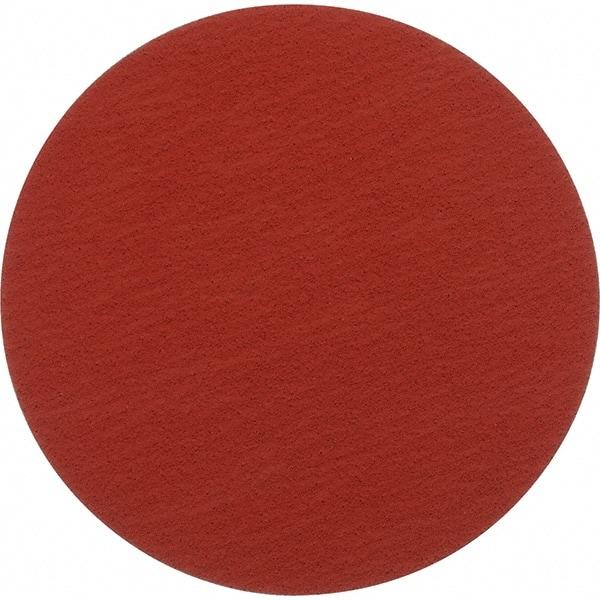 Norton - 12" Diam, 40 Grit Ceramic Adhesive PSA Disc - Very Coarse, Orange, Y Weighted Cloth Backing - Makers Industrial Supply