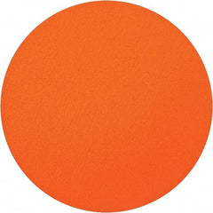 Norton - 20" Diam, 80 Grit Ceramic Adhesive PSA Disc - Coarse Grade, Orange, Y Weighted Backing, Flexible - Makers Industrial Supply