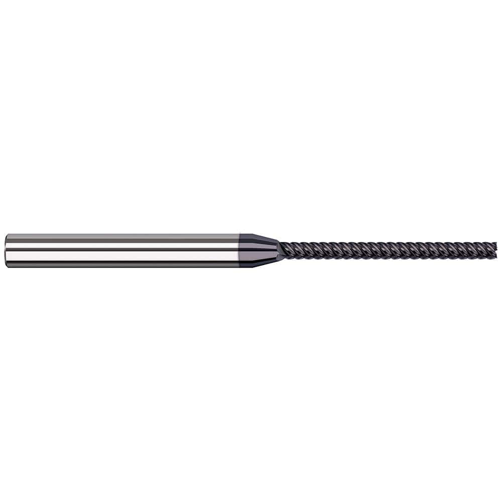 Harvey Tool - Square End Mills; Mill Diameter (mm): 0.80 ; Mill Diameter (Inch): 1/32 ; Mill Diameter (Decimal Inch): 0.0310 ; Length of Cut (Inch): 3/8 ; Length of Cut (Decimal Inch): 0.3750 ; Material: Solid Carbide - Exact Industrial Supply