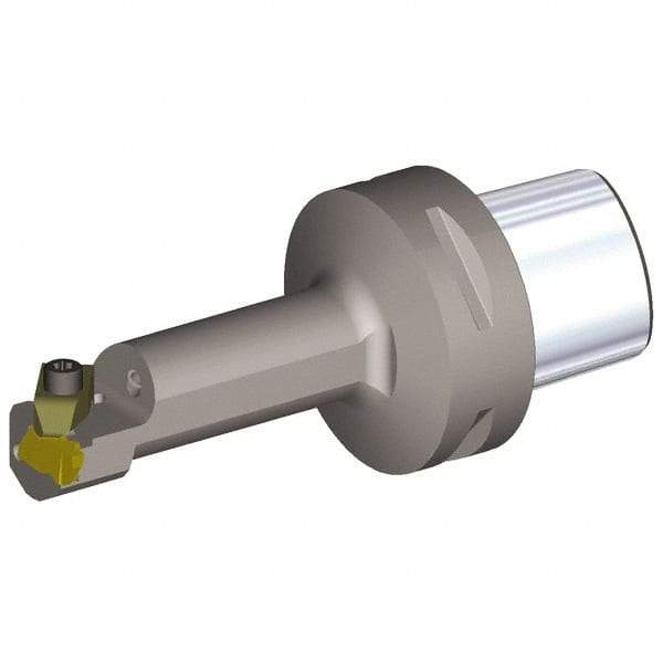 Kennametal - Insert Style NG 2R, 100mm Head Length, Left Hand Cut, Internal Modular Threading Cutting Unit Head - System Size PSC63, 13mm Center to Cutting Edge, Series Top Notch - Makers Industrial Supply