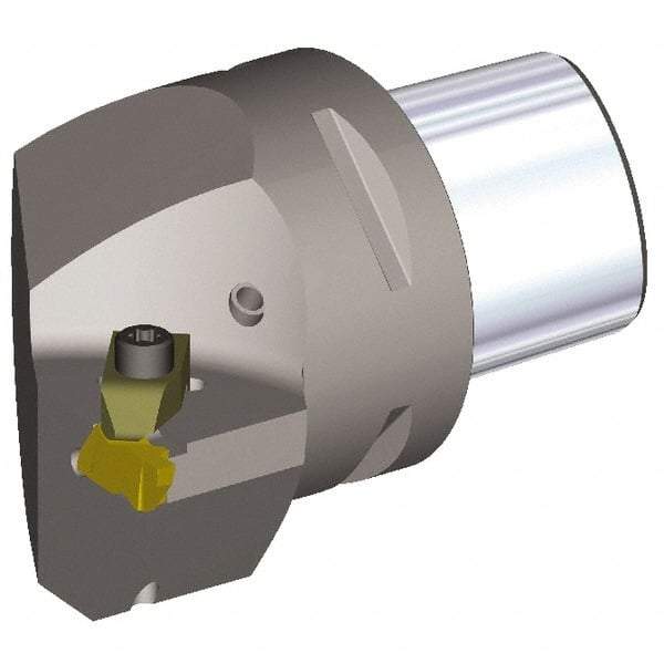 Kennametal - NG3R Insert, 65mm Head Length, Modular Grooving Cutting Unit Head - Left Hand Cut, System Size PSC63, Through Coolant, Series Top Notch - Makers Industrial Supply