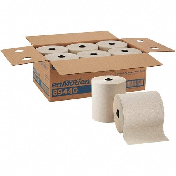 Georgia Pacific - Hard Roll of 1 Ply Brown Paper Towels - 8-1/4" Wide, 700' Roll Length - Makers Industrial Supply