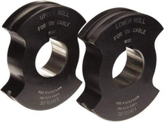 Loos & Co. - 3/32" Straight Shank Terminal Roll Crimping Die - Metal/Black - Makers Industrial Supply