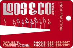 Loos & Co. - 1/16 to 3/8 Inch Range, Wire and Sheet Metal Gage - Use with Any Cable - Makers Industrial Supply