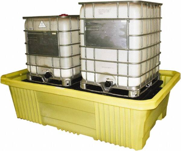 Enpac - IBC Sumps, Platforms & Decks Type: IBC Pallet w/Drain Number of Totes: 2 - Makers Industrial Supply