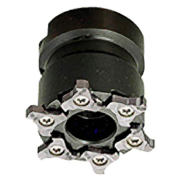 Iscar - Shell Mount B Connection, 0.157" Cutting Width, 50mm Cutter Diam, 22mm Hole Diam, 6 Tooth Indexable Slotting Cutter - TRIB-SM Toolholder, TRI Insert, Right Hand Cutting Direction - Makers Industrial Supply